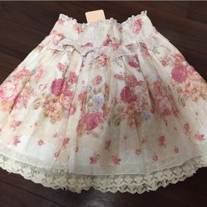 Liz Lisa floral skirt